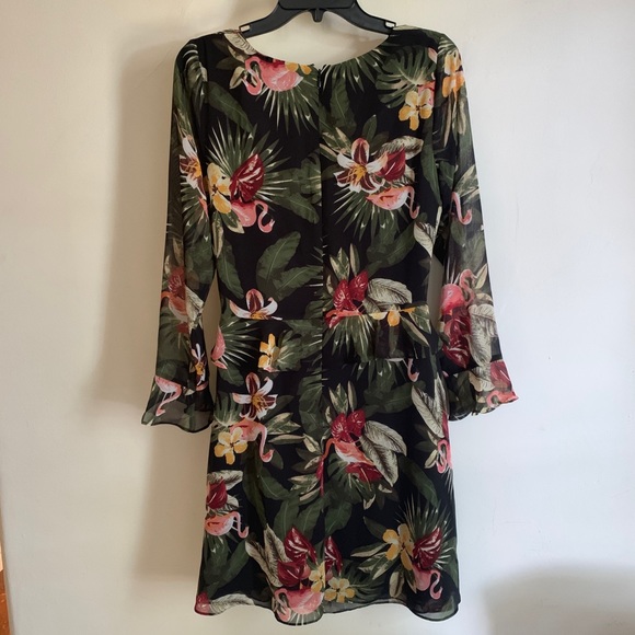 🆕 Sam Edelman Tropical Flamingo Dress - Picture 8 of 8